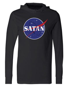 Satan is from Space - Hooded Long Sleeve